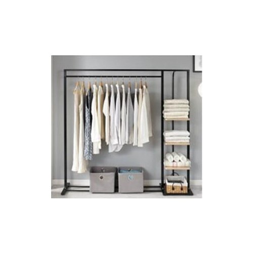 Floor hanger. Bedroom coat and hat rack. Simple hanging clothes rack