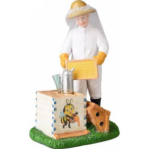 2021 New Design Beekeepers Ornament Cute Beekeeping Scene Ornaments Bee Smokers Honey Extracting Beekeeping Gifts