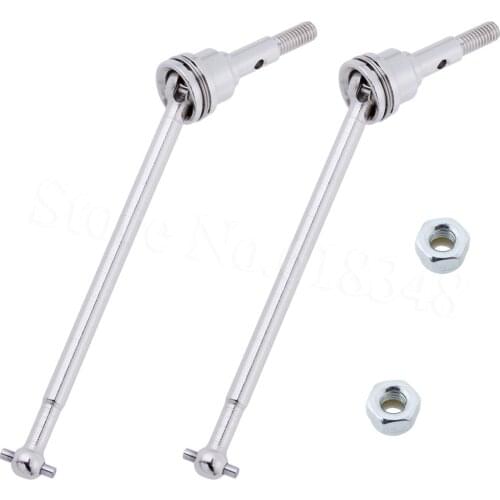 2pcs Front / Rear Universal Drive Shaft For FS Racing 1/10 Desert Buggy 53625 53632 Baja RC Car Replacement Parts