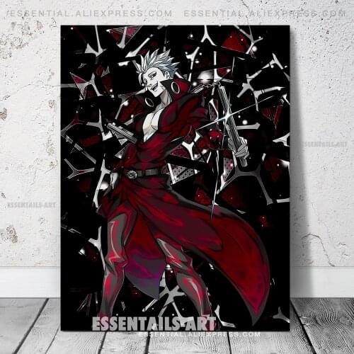 Ban Foxs Sin of Greed Nanatsu no Taizai Anime Poster Canvas Wall Art Painting Decor Pictures Bedroom Home Decoration Prints