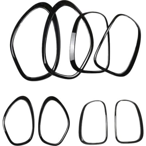 For-BMW MINI Countryman R60 2011-2016 Headlight Ring Cover Trim Rear Lamps Shell Sticker