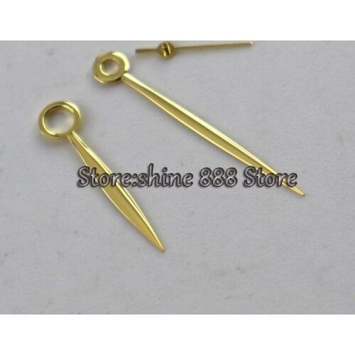 Parnis golden watch hands for 44mm case untas ETA 6497 6498 st36 movment