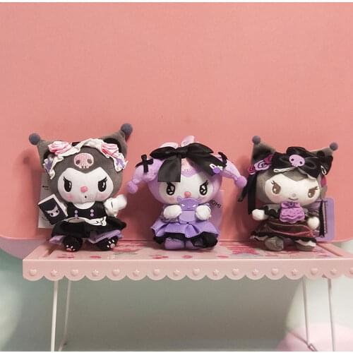 12cm Japanese Animal Cute Keychain Dolls Cartoon Plush Stuffed Toys Bag Pendant Accessories Keyring Lovers Gifts