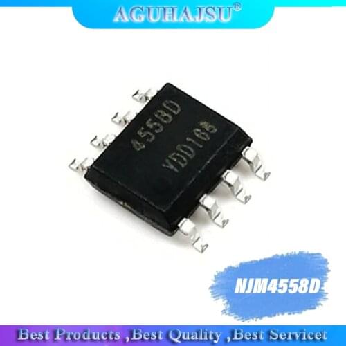 20pcs/lot NJM4558D NJM4558 4558D 4558 SOP8 patch dual op amp IC new original