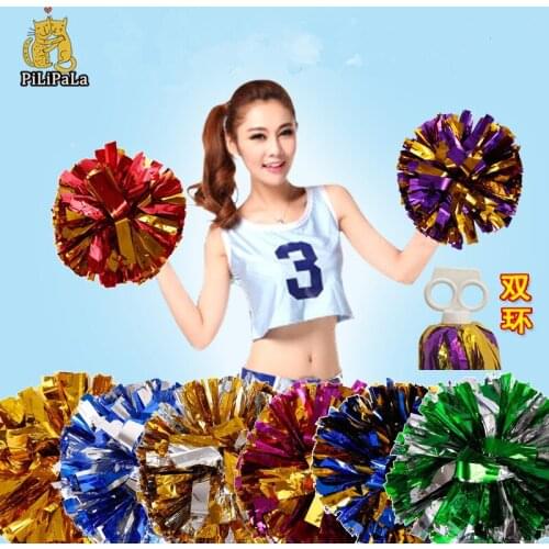 NEW 30cm 20pcs Game Pompoms Cheerleader Dancing Pom Poms Sports Match Conncert Dance Flower Ball Party Props Festival Products