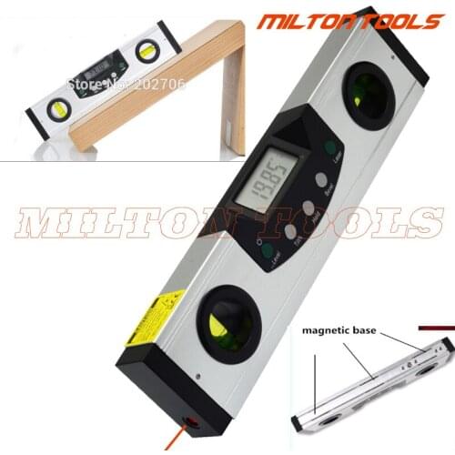 200mm Laser Digital Level LCD display digital protractor with Laser Beam Red Laser Level Laser Horizontal 0-200mm