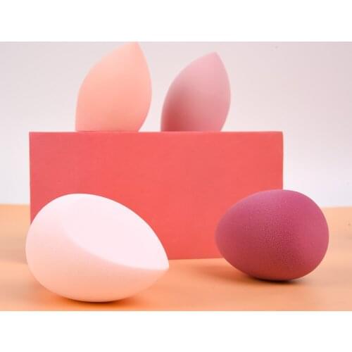 4pcs/set Makeup Sponge Water Drop Wet and Dry Use Foundation Powder Air Cushion Concealer Professional Cosmetic Puff Beauty Tool