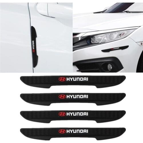 4pc Car Sticker Side Door Edge Protector Protective Strip for Hyundai Santa Sonata Solaris Azera Creta I20 30 Ix25 IX35