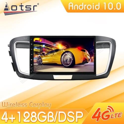 Android 10 Car Multimedia Stereo Player For HONDA ACCORD 9 2012 -2017 Tape Radio Recorder Auto GPS Navi Head Unit No 2Din 2 Din