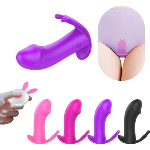 Wireless Remote Control G Spot Clitoris Stimulator Dildo Panties Vibrators Fidget Products Sex Toys Shop for Women Adults 18