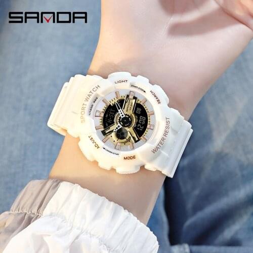 BASID Woman Watches Sports Waterproof Digital Wristwatch Ladies Clock Female Top Brand Luxury Gifts For Women Electronic Casual