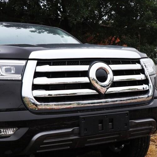GWM Ute Pickup Front Griller Trim Grill Decoration Strip Cover for Great Wall POER Accessories 2020 2021