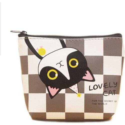 Cat Coin Purses Women Wallets Small Cute Cartoon Animal Card Holder Key Bag Money Bags For Girls Ladies Purse Kids Children