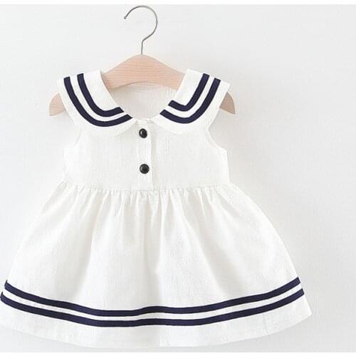 Summer Newborn Baby Girl Sleeveless Dress Princess Baby Party Girl Fashion Kid Dress