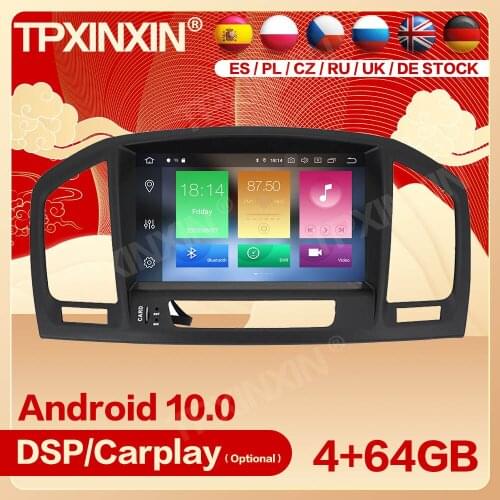 2 Din Carplay Android Radio Receiver Multimedia Stereo For Opel Insignia 2008 2009 2010 2011 2012 2013 GPS BT Recorder Head Unit