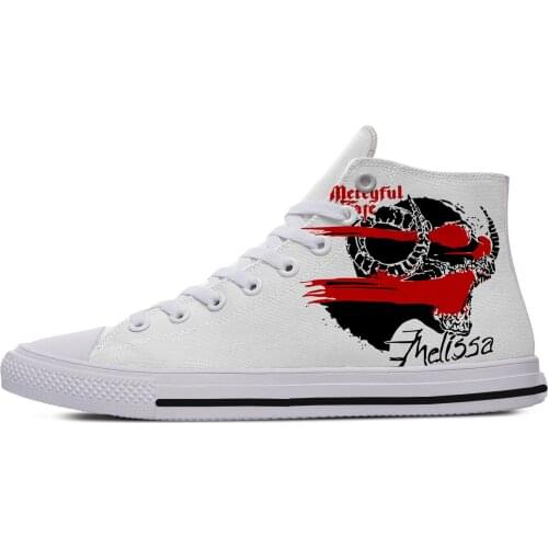 Mercyful Fate Heavy Metal Band Icon Mens Womens Designer Leisure Sneakers Men Casual Canvas Shoes Off White