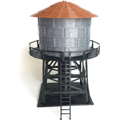 Train railway model scene HO ratio 1:87 water tower