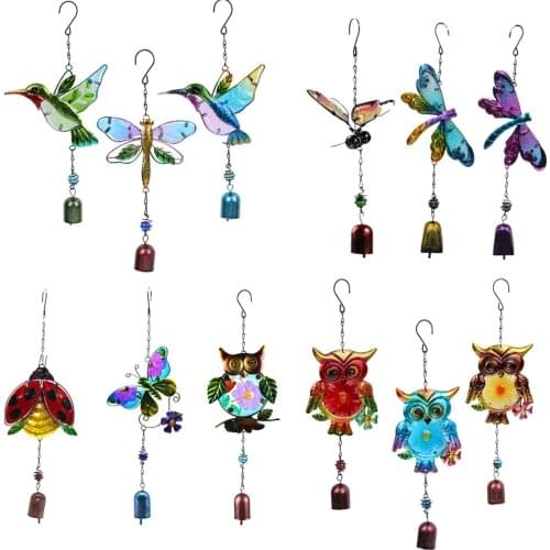 Bird Wind Chime For Wall Window Door Wind Bell Hanging Ornaments Handmade Vintage Home Campanula Decoration Crafts