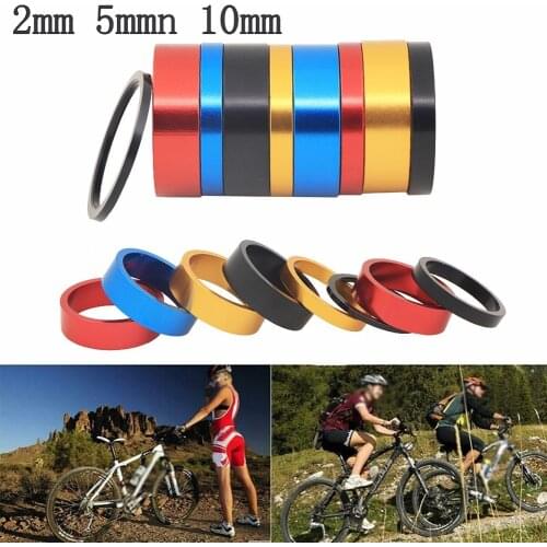 Bicycle Headset Spacers Handlebar Washer MTB Road Bike Heightening Device 2-10mm Washer Ring Front Fork Bicycle Accessories