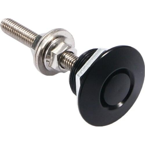 30mm Universal Aluminum Vehicle Hood Pins - License Plate Lock Clip, Push Button Bonnet, Quick Release Lock Latch Bumper