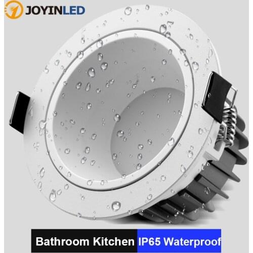 Waterproof LED Downlight Anti-fog and Moisture-proof IP65 Hotel House Embedded COB Anti-glare Spotlight For Bathroom Toilet