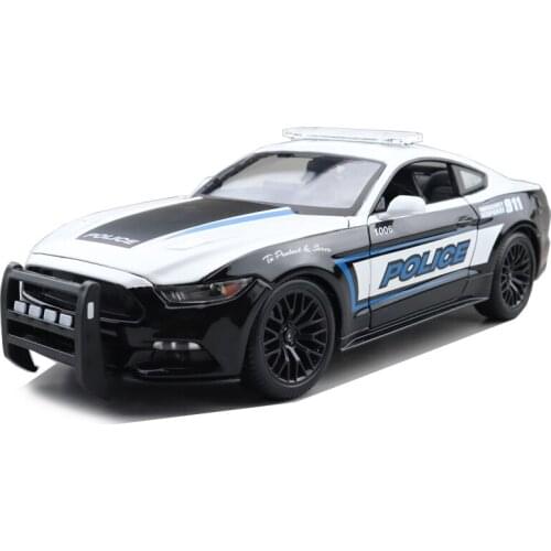 1/18 2015 Ford Mustang GT USA 911 Maisto 31397 Diecast Model Toys Car Boys Girls Gifts