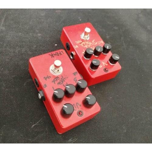 1pcs Dynamic Red 5K Distortion Rock Single Block Effect Device