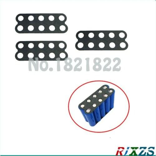 10pcs/alot 18650 5S2P insulating cover battery protection cover red cover