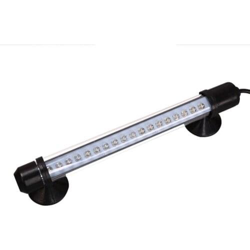 18cm Water Tank Lamp LED Aquarium Light Submersible Air Bubble Lamp Light for Fish Tank Accessory Waterprooof