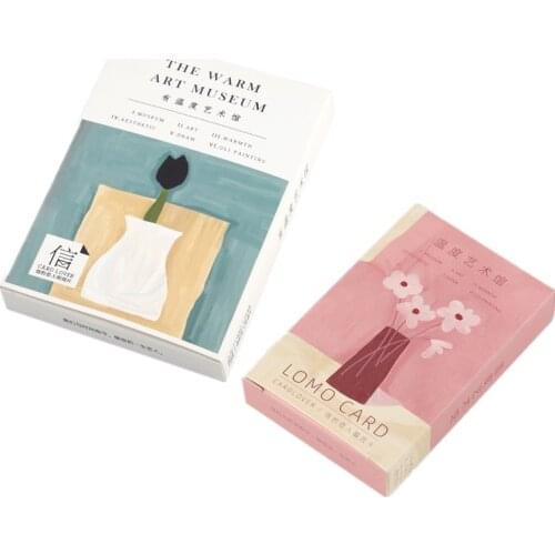 30 Sheets/Set Creative The Warm Art Museum Postcard Lomo Card Message Card Birthday Gift Card 2 Sizes