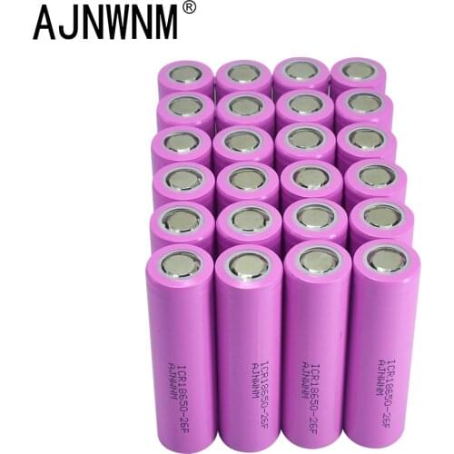 18650 2600mAh Battery 3.7V High Discharge 18650 Rechargeable Batteries for Flashlight Tools Battery