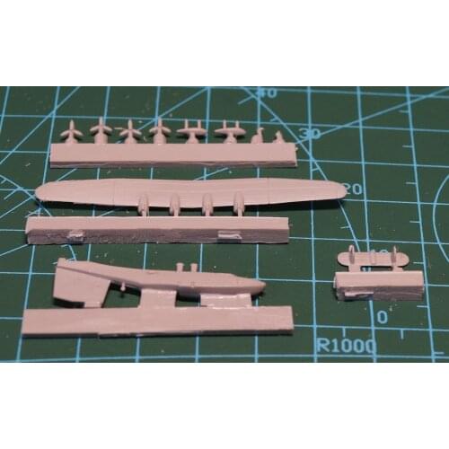 Military model accessory resin upgrade parts 1/700 WWII IJN type 97 floatplane and seaplane model