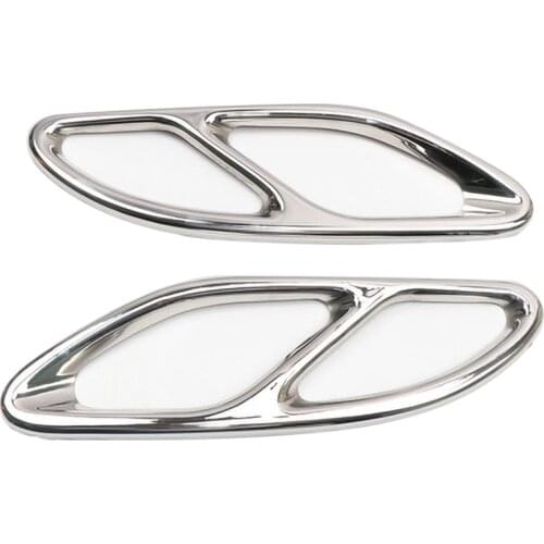 Car Exhaust Pipe Muffler Tail Cover Trim for Mercedes-Benz B Series E Series New E-Class New C-Class GLC GLS GLE