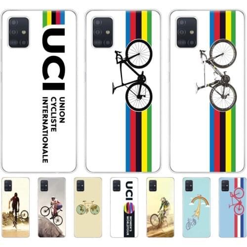 Case For samsung galaxy A31 A41 A51 A71 A01 A81 A91 A11 A30S A20S A21S A50S M11 M21 M31 M30S M40S Bike Stripes World Road Race