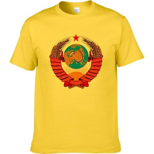 2021 Arrival Men/Women T Shirt CCCP USSR Soviet Russian KGB Hammer Sickle ARMY T-Shirt Vintage Design Graphic Mens Tee