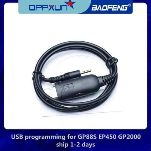OPPXUN For USB Programming Cable For Motorola EP450 GP3688 GP88S P040 GP2000 CP200 Radio X6HB