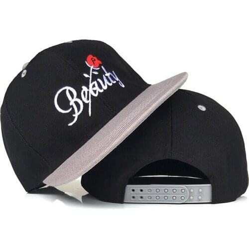 Adult men Womens Emrboidery trucker snapback hats Outdoor hip hop flat cap Te beast and Beauty