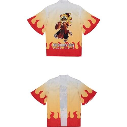 Demon Slayer Kimetsu no Yaiba Kochou Shinobu Kamado Tanjirou Cosplay Cape Tomioka Giyuu Agatsuma Zenitsu Casual Kimono Cloak