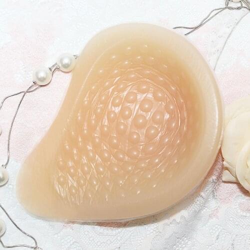 Reusable Lift Up Invisible Concave Base Particle Massage Breast Implant Silicone Breast Fake Breast Postoperative Fake Breast