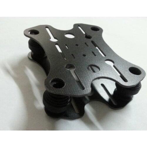 A4 Glass Fiber Anti-Vibration Frame Set+4 Rubber Balls for Quadcopter FPV System