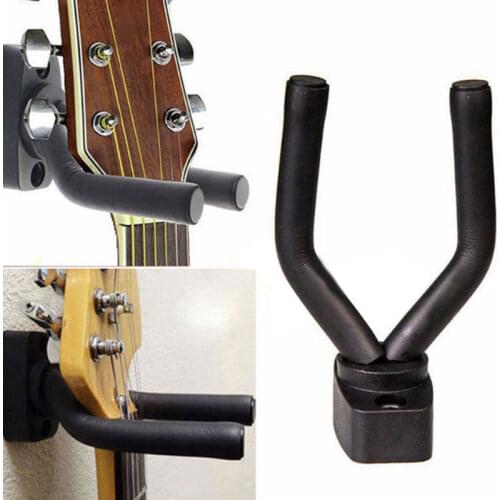 1 pcs Guitar Hanger Hook Holder Wall Mount Stand Rack Bracket Display Guitar Bass Screws Accessories