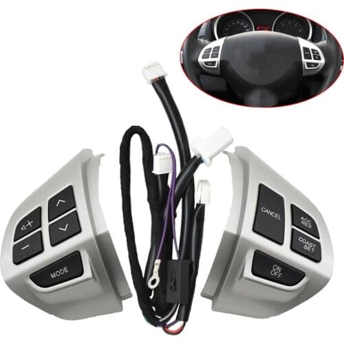 New Steering Wheel Volume Sound Button For M-itsubishi ASX Lancer Outlander RVR Pajero Sport (Four colors available)