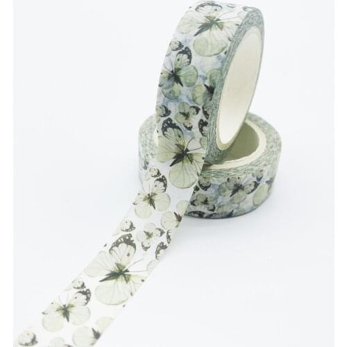 NEW 10pcs/Lot Decorative Kawaii Butterfly Washi Tapes Scrapbooking Planner Adhesive Masking Tape Papeleria