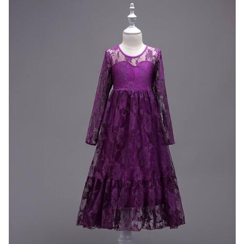 2020 new childrens sweet beauty child lace princess babydress dress