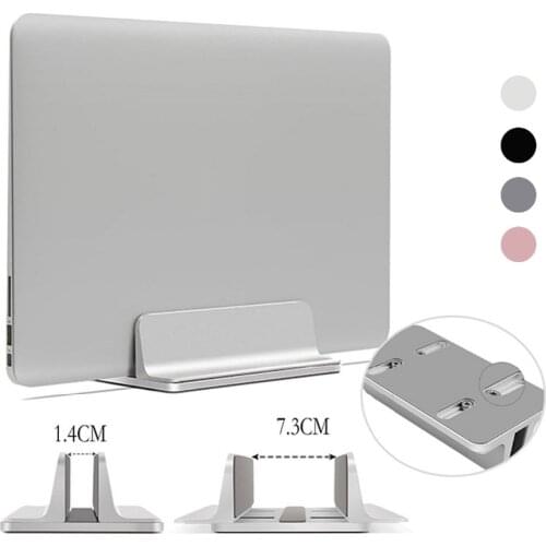 2021 NEW Vertical Adjustable Laptop Stand Aluminium Portable Notebook Mount Support Base Holder for MacBook Pro Air Accessory
