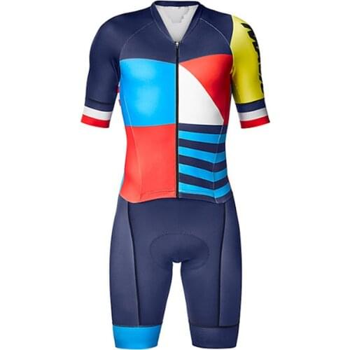New Racesuit Cycling Triathlon France Suit Body Custom Skinsuit Bicycle Speedsuit Bike Trisuit One Piece Jumpsuit Ropa Ciclismo
