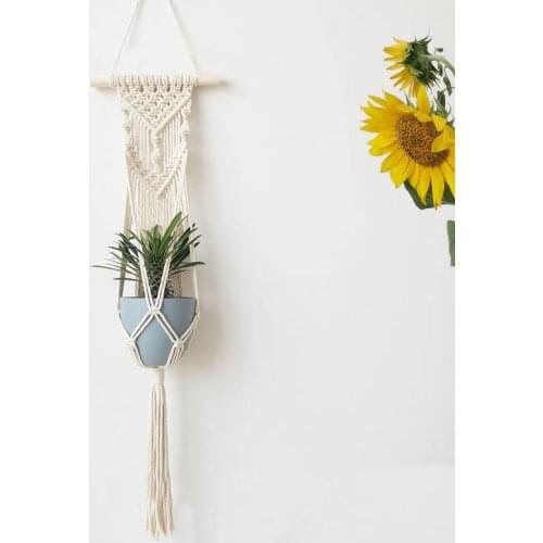 New arrival free shipping handmade marcrame plant hanger pot hanger book holder