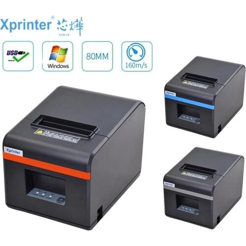 Xprinter 80mm Receipt Ticket Bluetooth-compatible Thermal Printer POS With Auto Cutter USB/Ethernet Support Cash Drawer ESC/POS