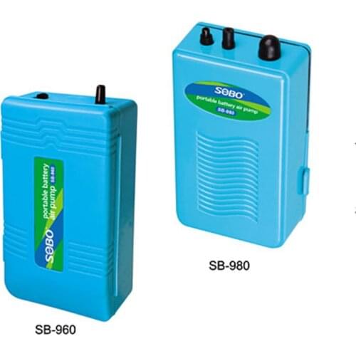 Songbao dry battery aeration pump fish tank portable air pump aquarium spare aeration pump SB-960, SB-980