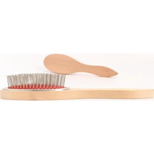 Steel Wood Comb Brush Wig Extensions Brush For Training Head Hairbrush